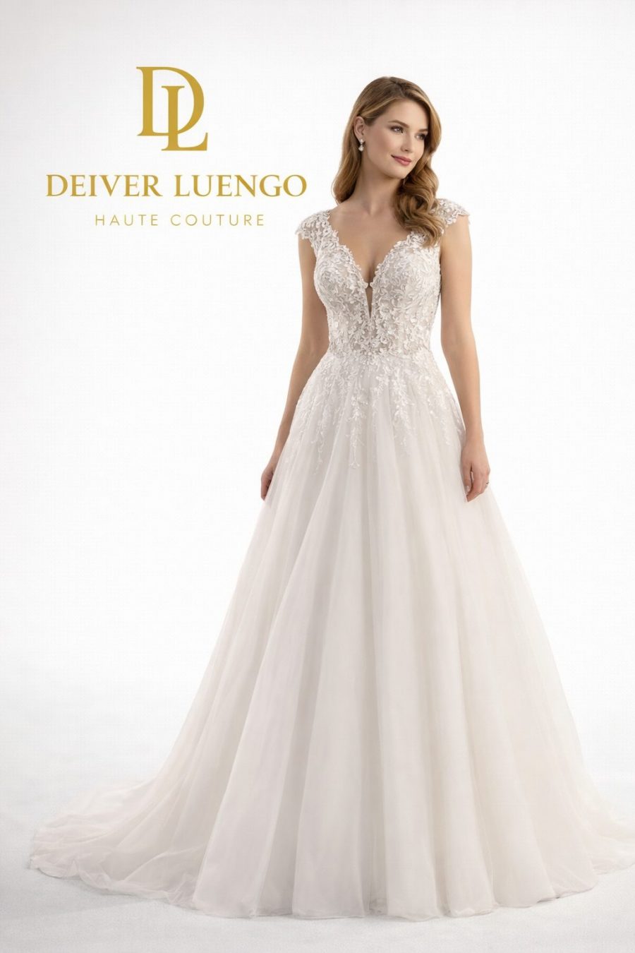 Vestido novia corte clásico