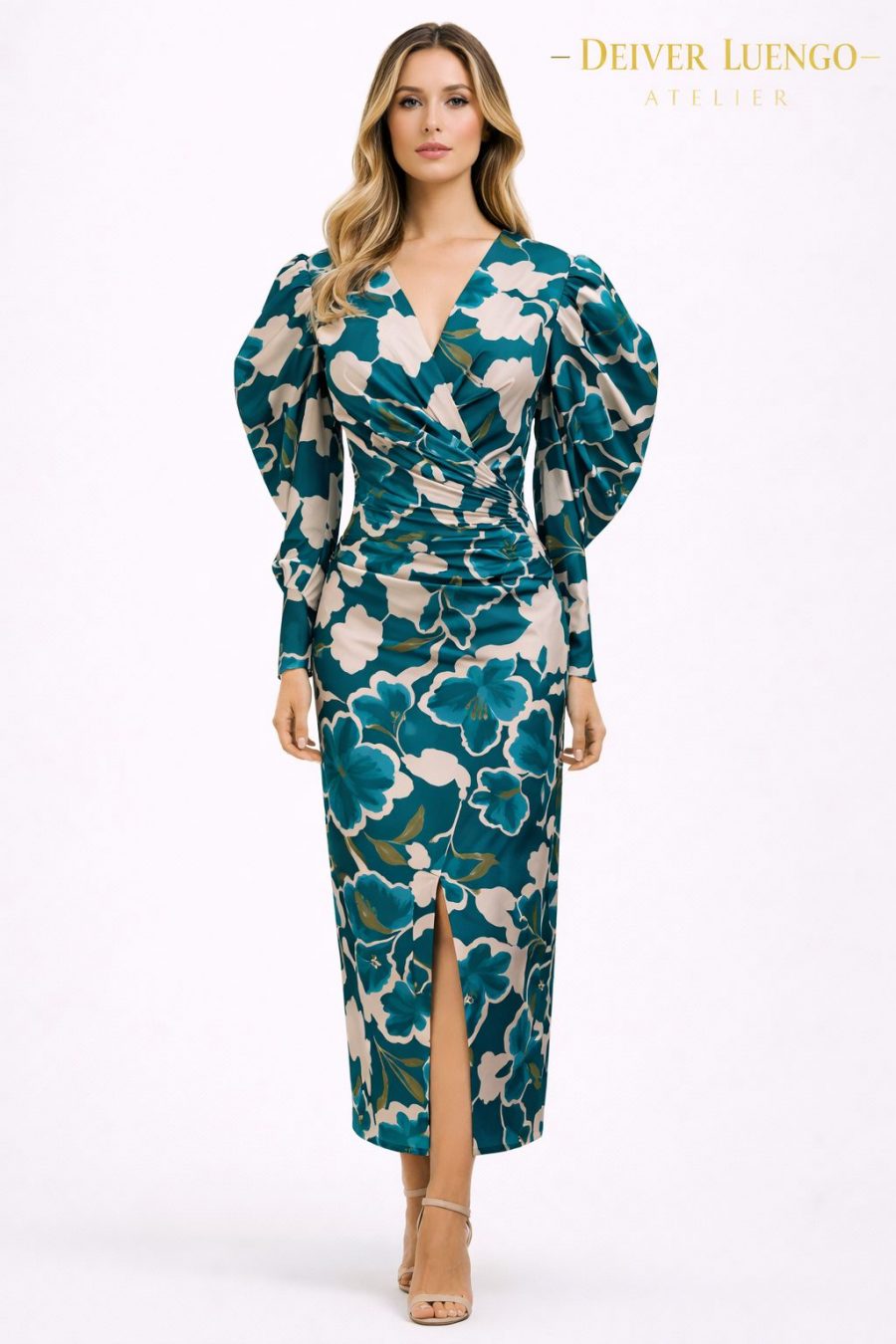 Vestido invitada lowcost corte midi