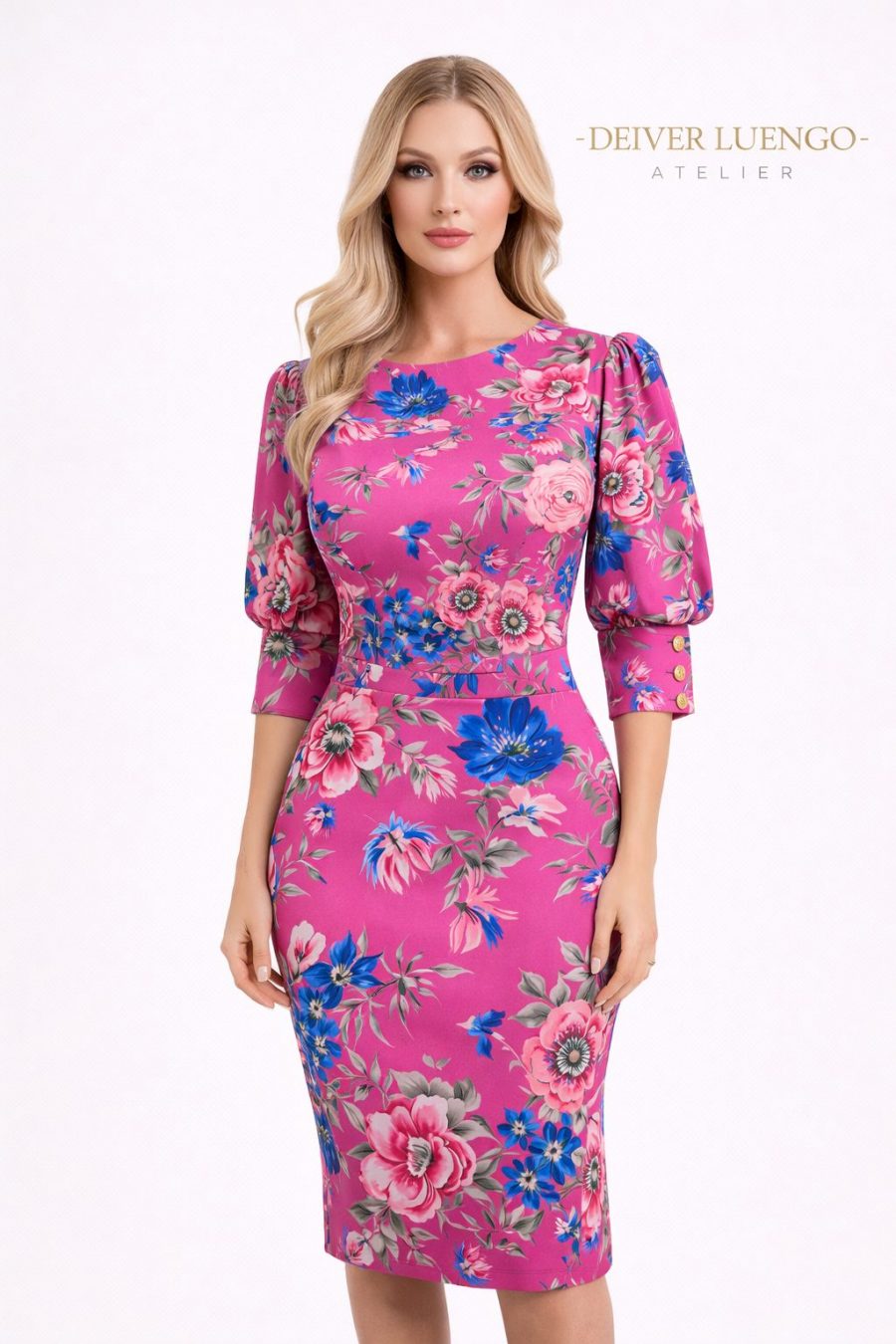 vestido corto estampado para invitadas lowcost